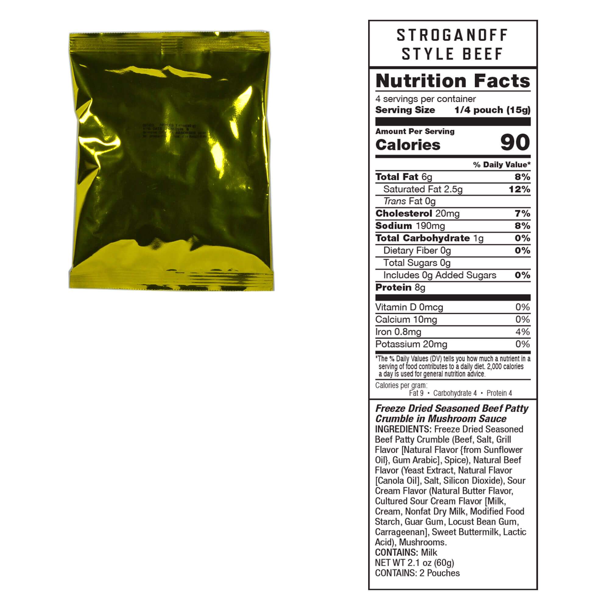 60 Serving Freeze Dried Meat Bucket + 20 Servings Of Rice - Image 5