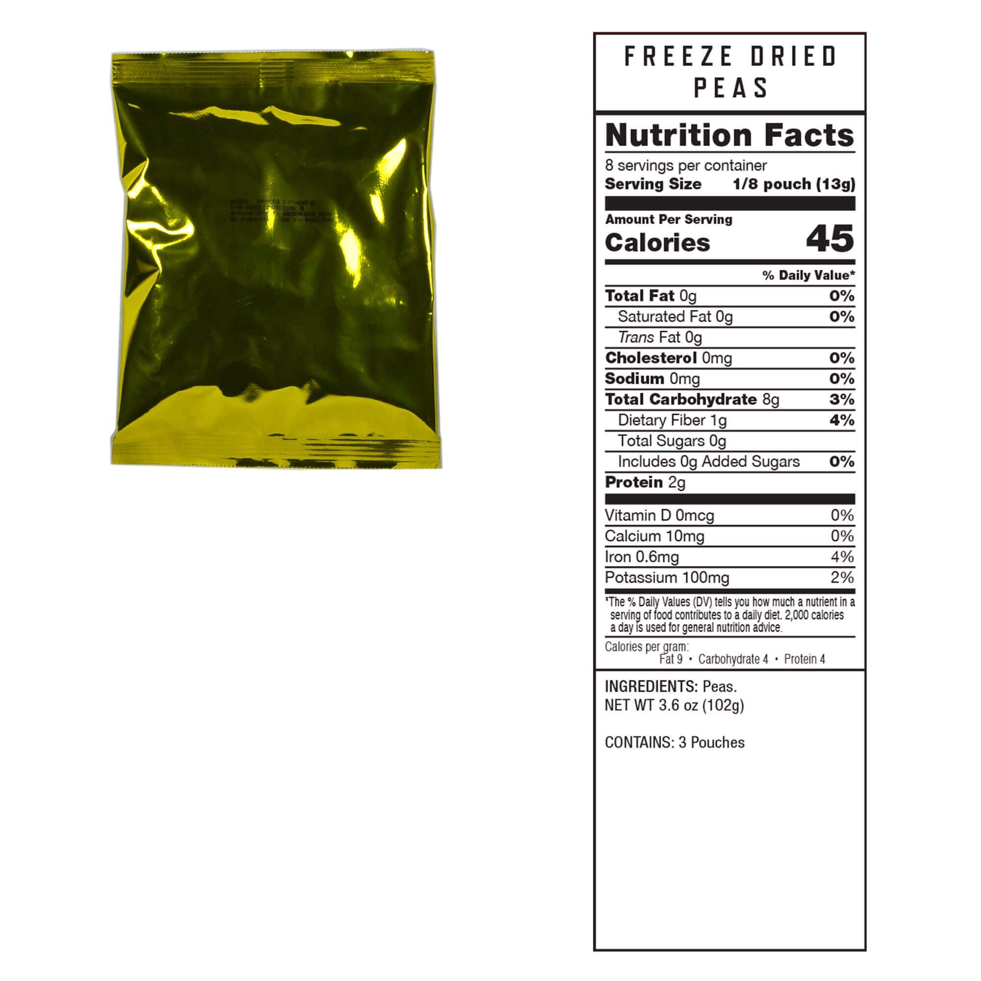 120 Serving Freeze Dried Vegetable Bucket - Image 2
