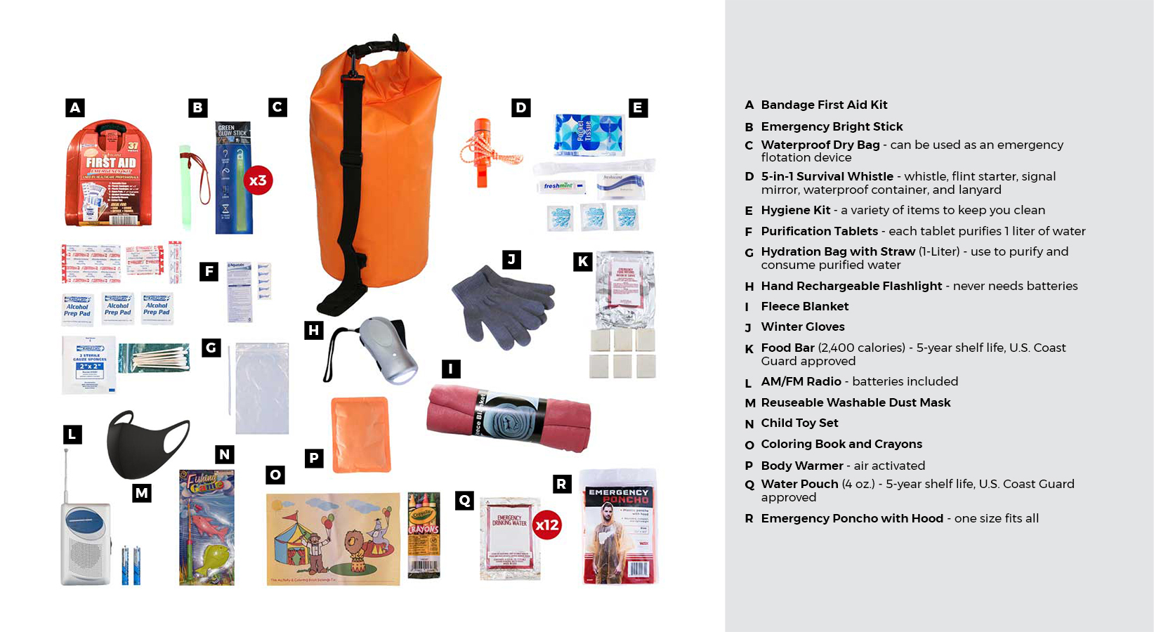 Survival Kit for Children (72+ Hours) - Image 2