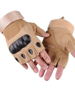 XG-TG2 Hard Knuckle Tactical Gloves (Half Finger) Military Style