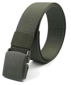 Adjustable Nylon Belt with Plastic Buckle